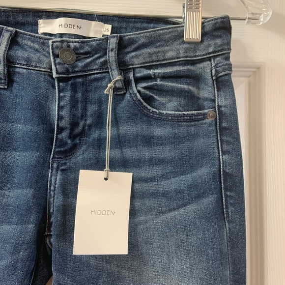 NWT Hidden Jeans Skylar Crop Skinny Jeans Size 25 - Picture 5 of 8